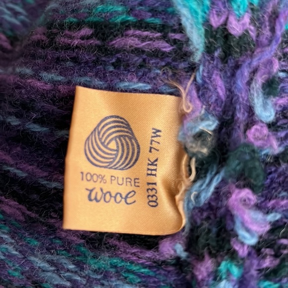 Braemar International Vintage Scottish Shetland 100% Wool Cardigan - XS - Picture 9 of 10